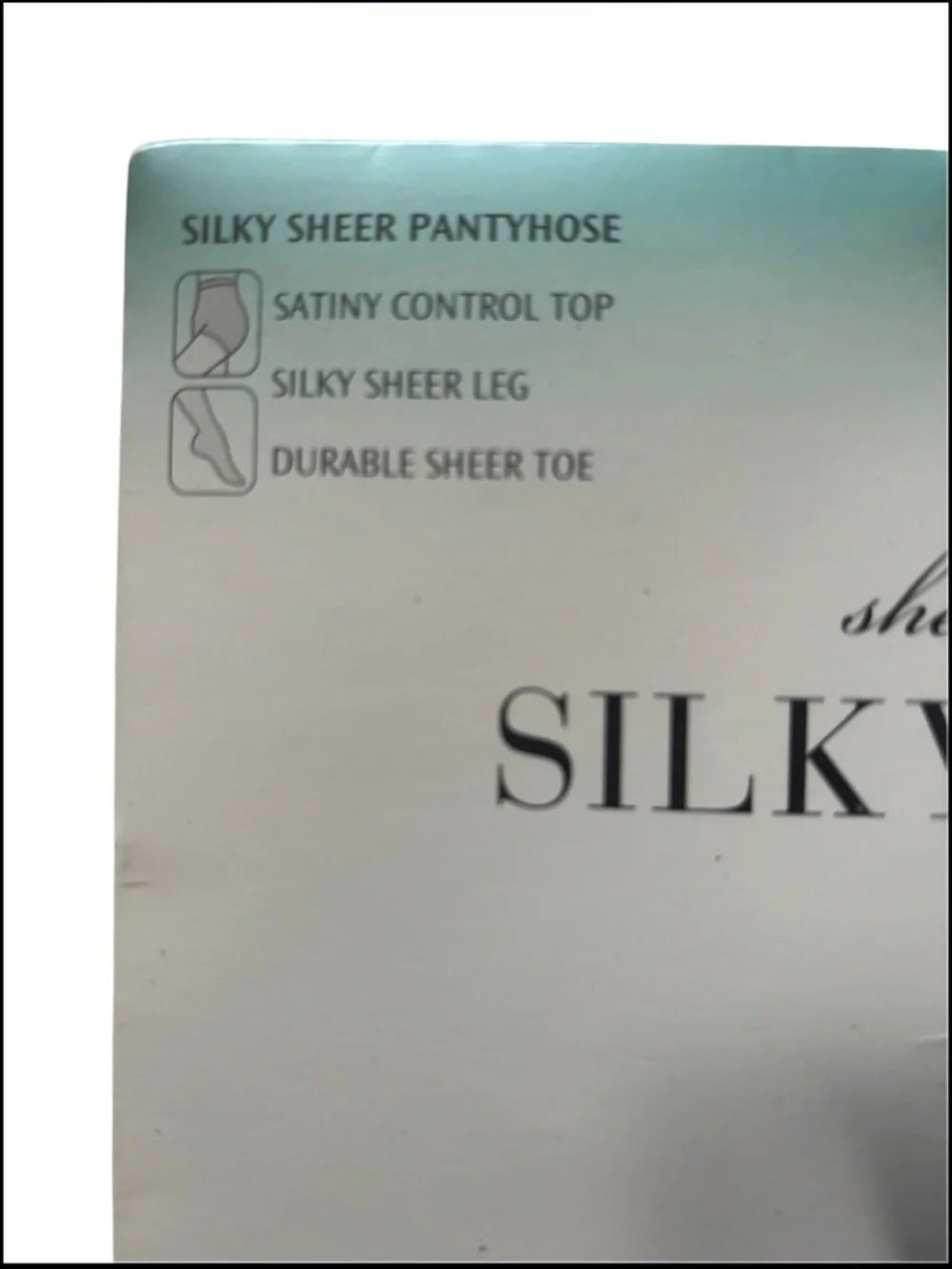Silky Sheer | Short Bone 81 | Silky Sheer Pantyhose Control Top Durable Toe NWT